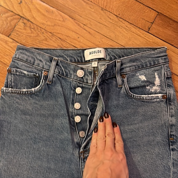 AGOLDE Nico high rise Jean in rooted - Picture 4 of 6